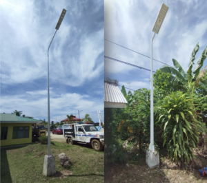 INSTALLATION OF SOLAR STREET LIGHTS